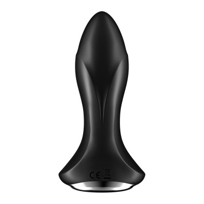 Анальна смарт вібропробка із перлинним масажем Satisfyer Rotator Plug 1+ Black Анальна смарт вібропробка із перлинним масажем Satisfyer Rotator Plug 1+ Black