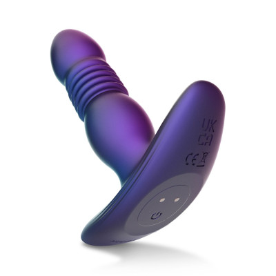 Анальна пробка з вібрацією та пульсацією Hueman - Supernova Thrusting Buttplug