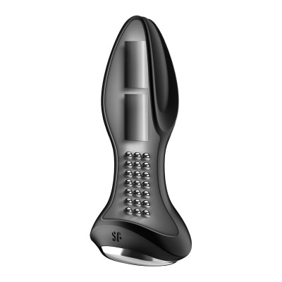 Анальна смарт вібропробка із перлинним масажем Satisfyer Rotator Plug 2+ Black Анальна смарт вібропробка із перлинним масажем Satisfyer Rotator Plug 2+ Black