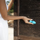 Анальна вібропробка Cala Azul - Blanca Vibrating anal plug-10