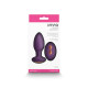 Анальна пробка з вібрацією NS Novelties INYA - Alpine - Purple-3