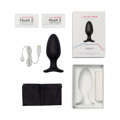 Анальна смарт-вібропробка Lovense Hush 2, розмір L Анальна смарт-вібропробка Lovense Hush 2, розмір L