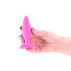Анальна пробка з вібрацією NS Novelties INYA - Swirl - Pink-1