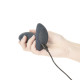 Анальна пробка з пульсацією Lux Active – Throb – 4.5" Anal Pulsating Massager, пульт ДК-5