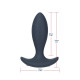 Анальна пробка з пульсацією Lux Active – Throb – 4.5" Anal Pulsating Massager, пульт ДК-1