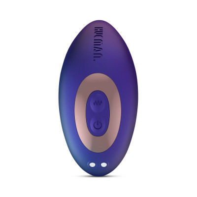 Анальна пробка з віброязичком Hueman - Voyager Butt Plug With Tapping