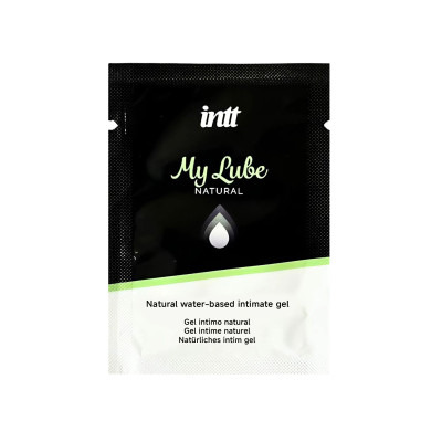 Пробник лубриканта на водній основі Intt My Lube Natural, 2 мл