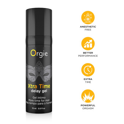 Пролонгатор Orgie - Xtra Time Delay Gel (15 мл) Пролонгатор Orgie - Xtra Time Delay Gel (15 мл)