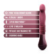 Пульсатор Temptasia by Blush - Trixie Thrusting Dildo - Wine Red-1