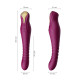 Смартвібратор-пульсатор Zalo — King Velvet Purple, кристал Swarovski-2