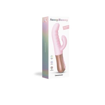 Подвійний пульсатор-кролик Love To Love SASSY BUNNY - BABY PINK Подвійний пульсатор-кролик Love To Love SASSY BUNNY - BABY PINK