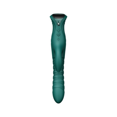 Пульсатор-кролик з вібрацією Zalo Mose 2 Turquoise Green