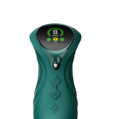 Пульсатор-кролик з вібрацією Zalo Mose 2 Turquoise Green