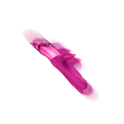 Пульсатор з вібрацією кліторального відростка Fun Factory BI STRONIC FUSION Magenta, 2 мотори