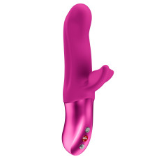 Пульсатор з вібрацією кліторального відростка Fun Factory BI STRONIC FUSION Magenta, 2 мотори