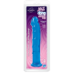 Фалоімітатор Doc Johnson Jelly Jewels Dong & Suction Cup Blue, діаметр 3,6 см, антибактеріальний ПВХ-1