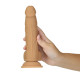 Фалоімітатор ADDICTION - 8" DUAL DENSITY SILICONE DILDO - CARAMEL-5