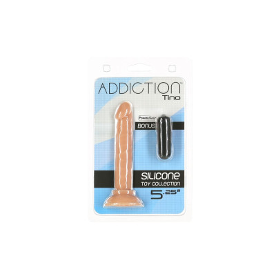 Фалоімітатор ADDICTION - Tino – 5.25” Silicone Dildo