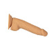 Фалоімітатор ADDICTION - 8" DUAL DENSITY SILICONE DILDO - CARAMEL-2