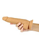 Фалоімітатор ADDICTION - 8" DUAL DENSITY SILICONE DILDO - CARAMEL-4