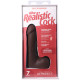 Фалоімітатор Doc Johnson The Realistic Cock ULTRASKYN - 7 Inch with Balls Chocolate-9