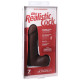 Фалоімітатор Doc Johnson The Realistic Cock ULTRASKYN - 7 Inch with Balls Chocolate-7
