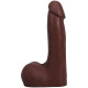Фалоімітатор Doc Johnson The Realistic Cock ULTRASKYN - 7 Inch with Balls Chocolate-1