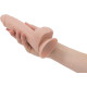 Реалістичний фалоімітатор на присосці ADDICTION — Mark 7,5″ Dildo With Balls, Beige-4