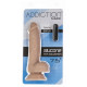 Реалістичний фалоімітатор на присосці ADDICTION — Mark 7,5″ Dildo With Balls, Beige-5