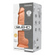 Фалоімітатор реалістичний SilexD Arnold Flesh (MODEL 5 size 10in), двошаровий, силікон+Silexpan, діа-3