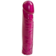 Фалоімітатор Doc Johnson Radiant Gems 8 Inch Fuchsia, діаметр 4,3 см, антибактеріальний ПВХ