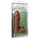 Фалоімітатор Doc Johnson The Realistic Cock ULTRASKYN - 6 Inch with Balls Caramel-7