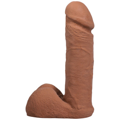 Фалоімітатор Doc Johnson The Realistic Cock ULTRASKYN - 6 Inch with Balls Caramel Фалоімітатор Doc Johnson The Realistic Cock ULTRASKYN - 6 Inch with Balls Caramel