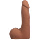 Фалоімітатор Doc Johnson The Realistic Cock ULTRASKYN - 7 Inch with Balls Caramel-1
