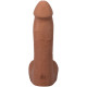 Фалоімітатор Doc Johnson The Realistic Cock ULTRASKYN - 7 Inch with Balls Caramel-2
