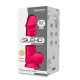 Фалоімітатор SilexD Norman Pink (MODEL 4 size 8.5in), двошаровий, силікон + Silexpan, діаметр 5 см-2