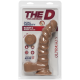 Фалоімітатор Doc Johnson The D - Ragin D - 9 Inch With Balls - ULTRASKYN - Caramel, діаметр 5,1 см-1