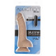 Вигнутий фалоімітатор на присосці ADDICTION — BRAD 7,5″ Dildo With Balls, Beige-5