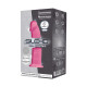 Фалоімітатор SilexD Robby Pink Glow in the dark, двошаровий, силікон + Silexpan, діаметр 3,5см-1