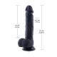 Силіконовий дилдо Hismith 8.3" Silicone Dildo Black-1