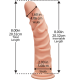 Фалоімітатор Doc Johnson The D - Ragin D - 8 Inch Without Balls - ULTRASKYN, діаметр 5,1 см-1