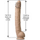 Фалоімітатор Doc Johnson Dick Rambone Cock White, діаметр 6 см, довжина 42 см, ПВХ-3
