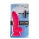 Ребристий фалоімітатор на присосці ADDICTION — Tom 7″ Dildo With Balls — Pink, віброкуля в подарунок-5