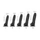 Реалістичний фалоімітатор Strap-On-Me Sliding Skin Realistic Dildo Black - XXL, ефект рухливої шкіри-3
