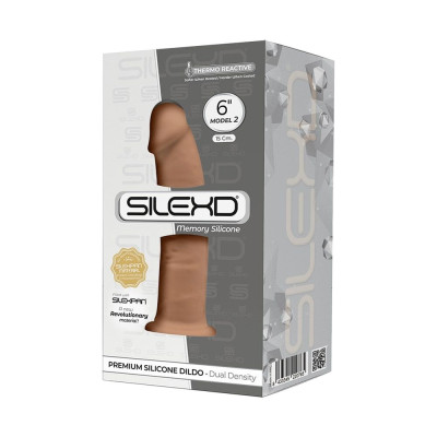 Фалоімітатор SilexD Robby Caramel (MODEL 2 size 6in), двошаровий, силікон + Silexpan, діаметр 3,5см Фалоімітатор SilexD Robby Caramel (MODEL 2 size 6in), двошаровий, силікон + Silexpan, діаметр 3,5см