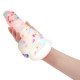 Фалоімітатор з конфетті ADDICTION - PARTY MARTY - 7.5 "- FROST &CONFETTI, 19 см, силікон, вібропуля-6