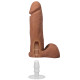 Фалоімітатор Doc Johnson The Realistic Cock ULTRASKYN - 8 Inch with Balls Caramel-5