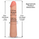 Фалоімітатор Doc Johnson The Realistic Cock ULTRASKYN - 9 Inch Vanilla-4