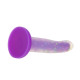 Фалоімітатор, що світиться в темряві, ADDICTION Rave 8″, Glow in the Dark Dildo Purple Confetti, 20,3 см-5