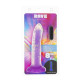 Фалоімітатор, що світиться в темряві, ADDICTION Rave 8″, Glow in the Dark Dildo Purple Confetti, 20,3 см-6